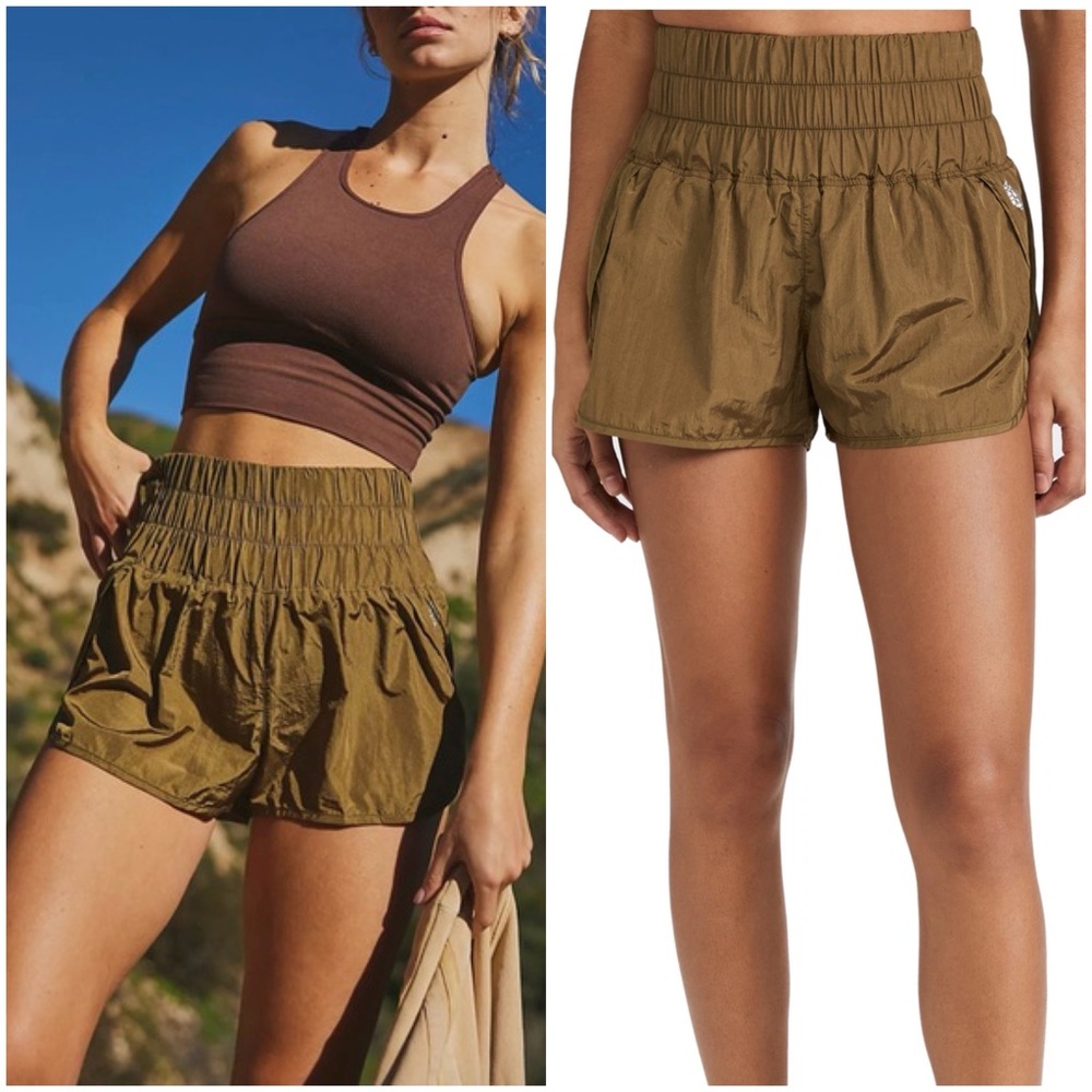 FP Movement by Free People The Way Home Shorts Army Green Size XL Athletic.   22